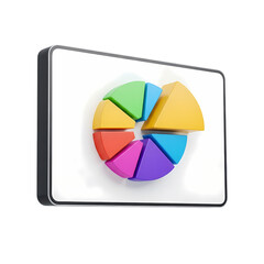 Obraz premium 3d pie chart