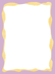 Obraz premium Watercolor whimsy frame