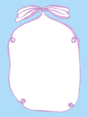 Watercolor whimsy frame