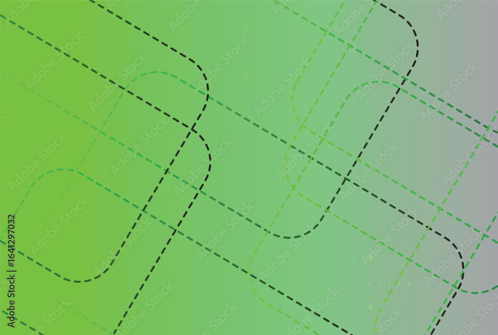 Poster abstract gradient background with various shapes on it