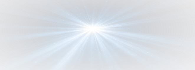 Sunlight flare with glowing abstract design