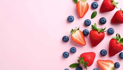 いちご&ブルーベリー