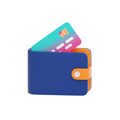 wallet with credit cards