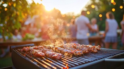 Barbecue barbecue cooking outdoor.