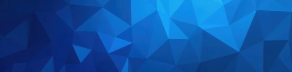 Obraz premium Classic blue triangulated backdrop, generative art style , background, blue, minimal