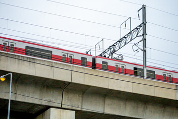 SRT Red Line, sky train in bangkok thailand