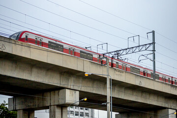 SRT Red Line, sky train in bangkok thailand