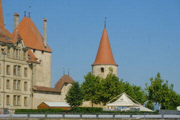 the castle of Avenches a Swiss municipality in the canton of Vaud, Switzerland