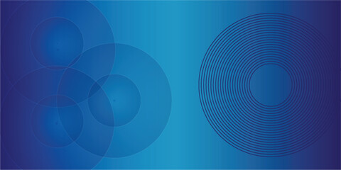 Blue abstract on dark background