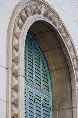 facade of an old building