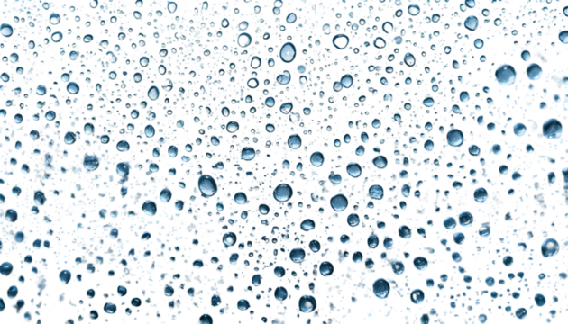 Realistic water drops. PNG drops, condensation on the window, transparent water drop. Abstract water drops, bubbles on transparent background, digital liquid design, Stock royalty free