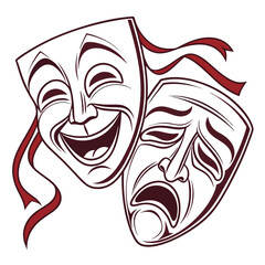 carnival mask vector illustration