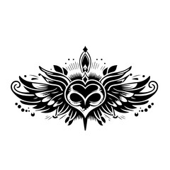 Obraz premium abstract tattoo designs for neck and hands