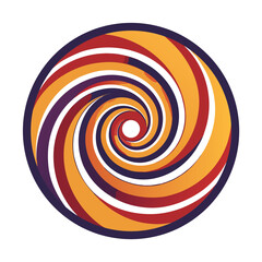 abstract colorful swirl