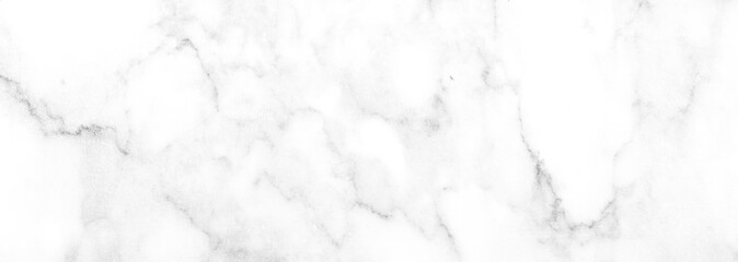 Marble granite white panorama background wall surface black pattern graphic abstract light elegant...