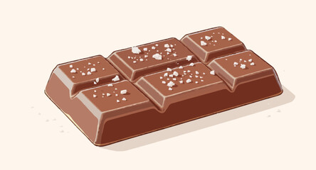 Dark chocolate bar contain sugar