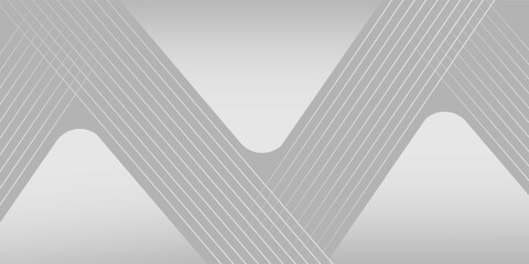 background design with diagonal line pattern in grey colour. Vector white horizontal template for business banner, formal invitation backdrop, luxury.