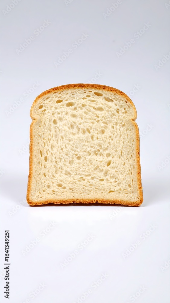 Poster close up of a single slice of toasted bread.