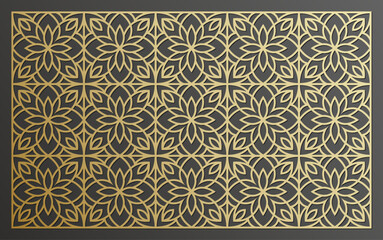 Abstract CNC Design for Intricate Laser Cut Panels