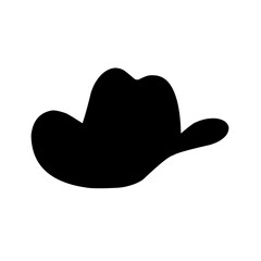 Cowboy hat silhouette