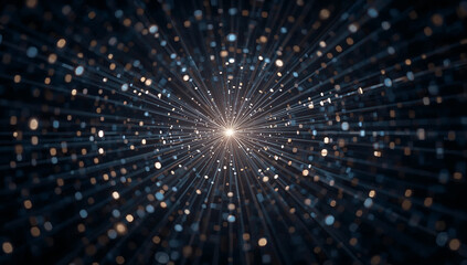 Naklejka premium Pump laser excites ions into a higher energy.