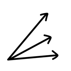 Hand drawn mind diagram chart 