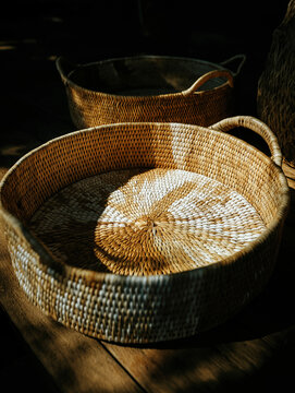 rattan basket 