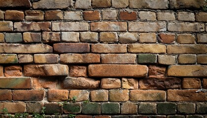 Naklejka premium surface details of weathered brick wall