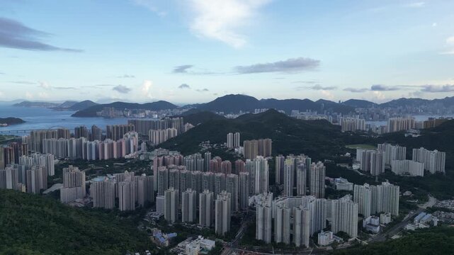 Tseung Kwan O Urban Skyline Residential Coastal View Hong Kong June 21 2022