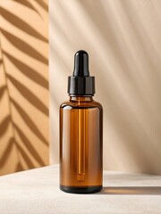 Naklejka premium Amber Glass Dropper