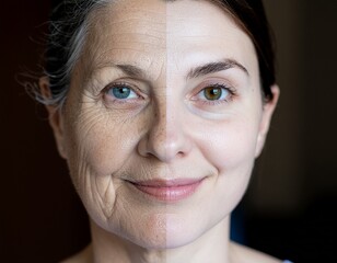Before and After Exploring the Aging Effects on Facial Skin Throughout the Years