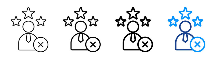 Unexperience Icon Multiple Outline Collection Set