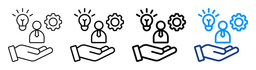 Ability Icon Multiple Outline Collection Set