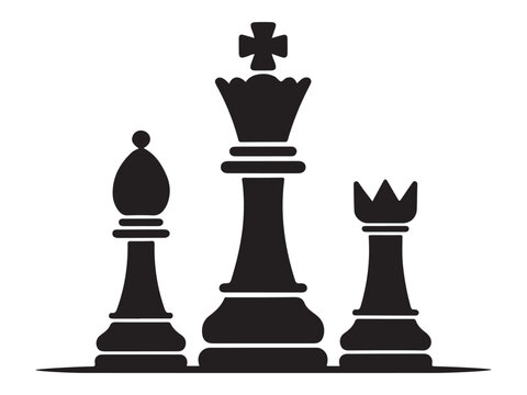 Chess pieces showcasing strategy and competition