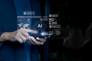Artificial intelligence-based automation enhances digital business systems with smart agents,...