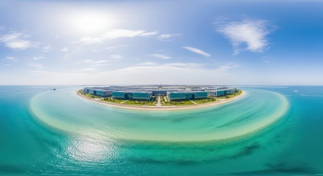 Futuristic KAUST Campus: A Tiny Planet on the Turquoise Red Sea Coast.