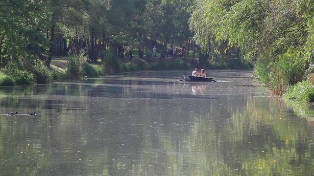 Ukraine. Zhytomyr region. Lake shore. Autumn. 21.09.2024