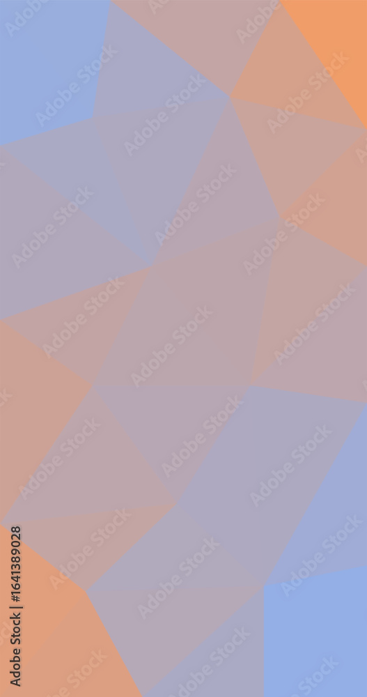 Aufkleber abstract low polygonal background geometric background in origami style with gradient
