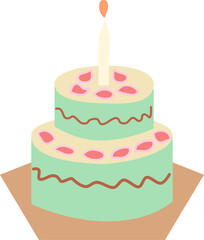 Birthday, anniversary cake