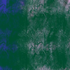 A modern digital abstract painting illustrates a random background image formed by the harmonious synergy of colors.