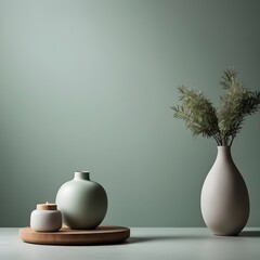 Stillness and Simplicity: A Minimalist Arrangement