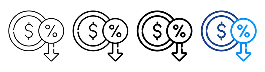 Cheap Icon Multiple Outline Collection Set
