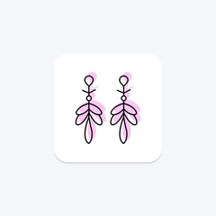 Dragonfly Wing Earrings, vector, pixel perfect, illustrator file