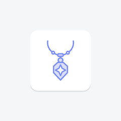 Silver Pendant, vector, pixel perfect, illustrator file