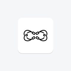 Diamond Infinity Bracelet, vector, pixel perfect, illustrator file