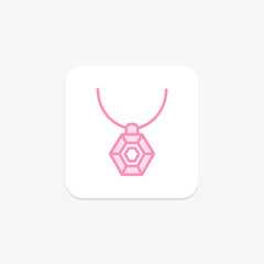 Emerald Pendant, vector, pixel perfect, illustrator file