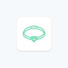 Diamond Tennis Bracelet, vector, pixel perfect, illustrator file