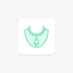 Layered Necklace, vector, pixel perfect, illustrator file