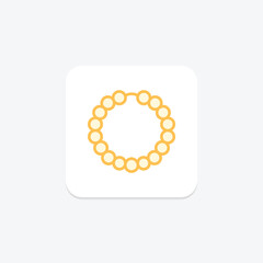 Gemstone Bracelet, vector, pixel perfect, illustrator file