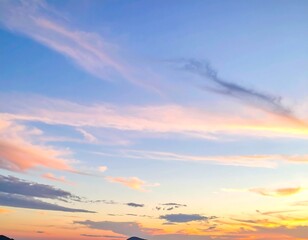 Fototapeta premium Colorful sunset sky (1)